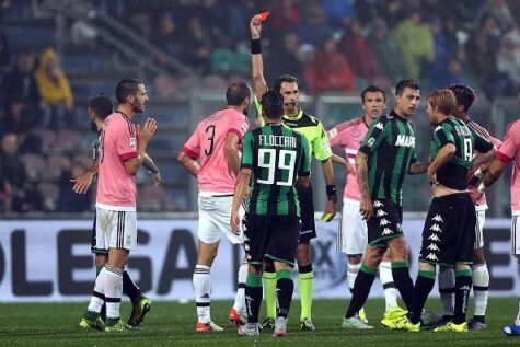 L'espulsione di Chiellini (Getty Images)