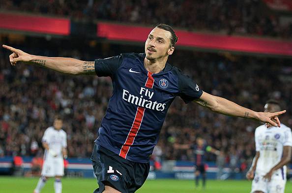  Zlatan Ibrahimovic (Photo by Xavier Laine/Getty Images)