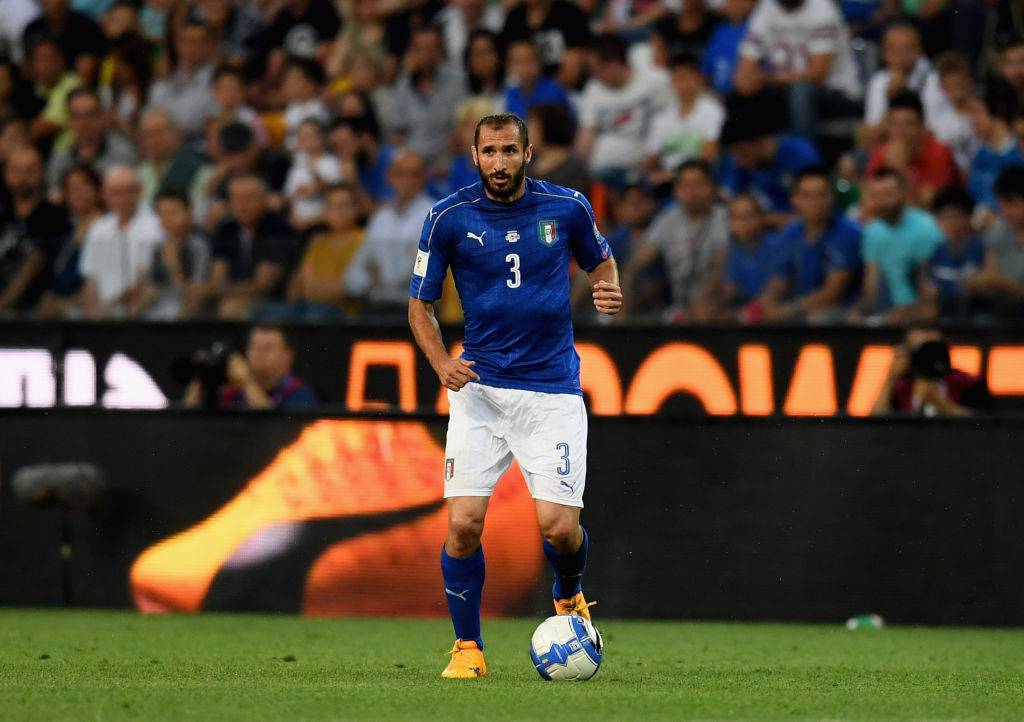 Giorgio Chiellini con l'Italia © Getty Images