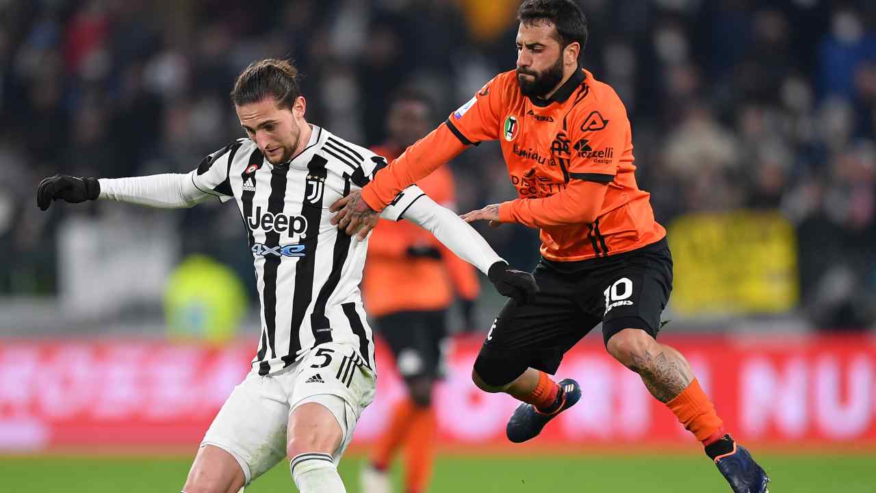 Rabiot Ferrer Juventus Spezia