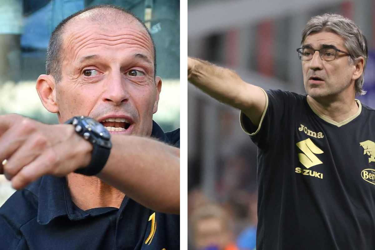 Allegri-Juric. Derby Juventus-Torino le formazioni ufficiali