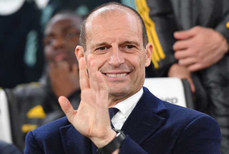 Massimiliano Allegri felice