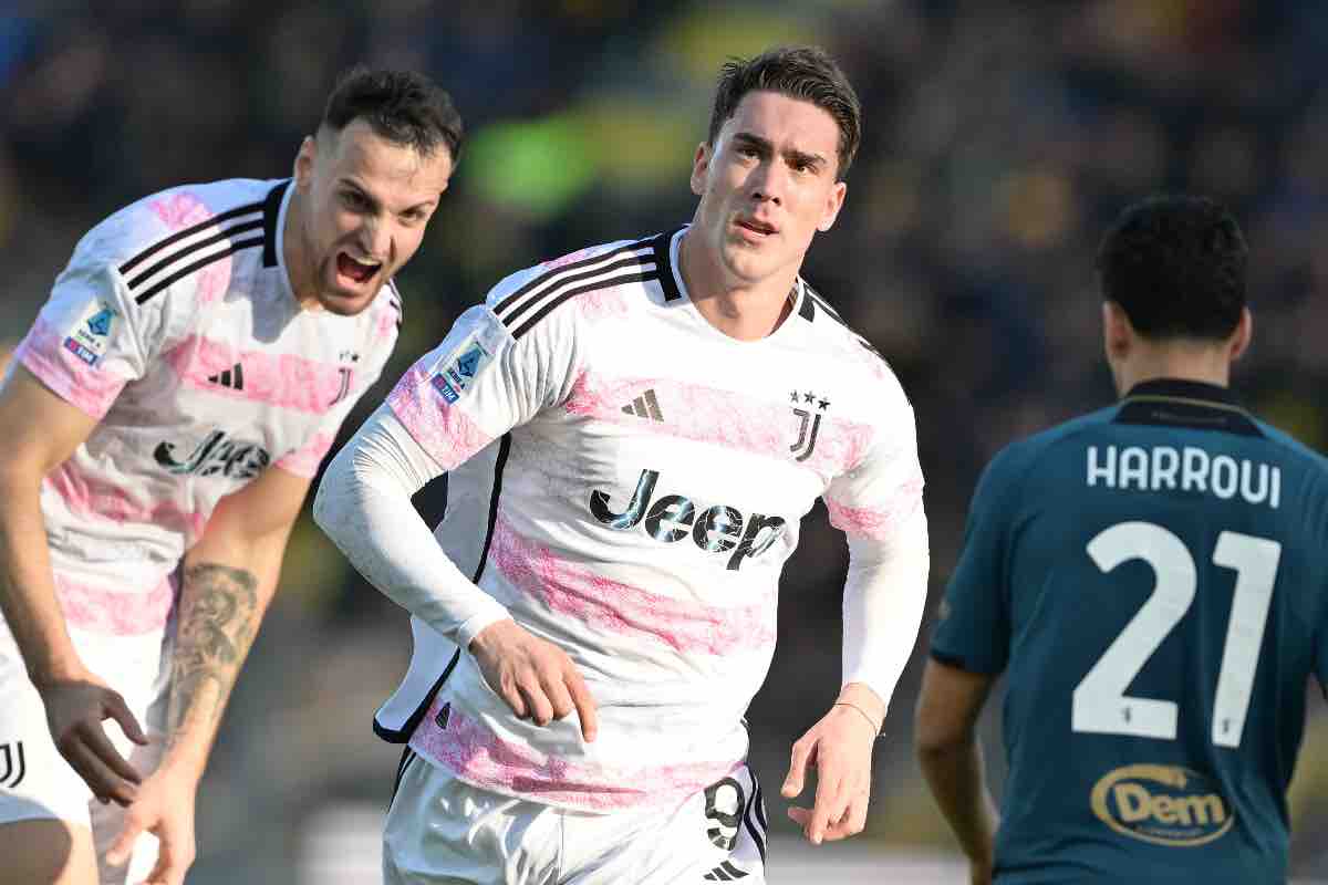 Differenziato per Vlahovic in vista di Juventus Roma