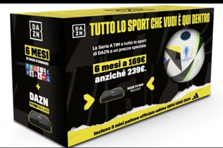 Dazn, mica male 70 euro di sconto: Serie A e non solo a un prezzo super