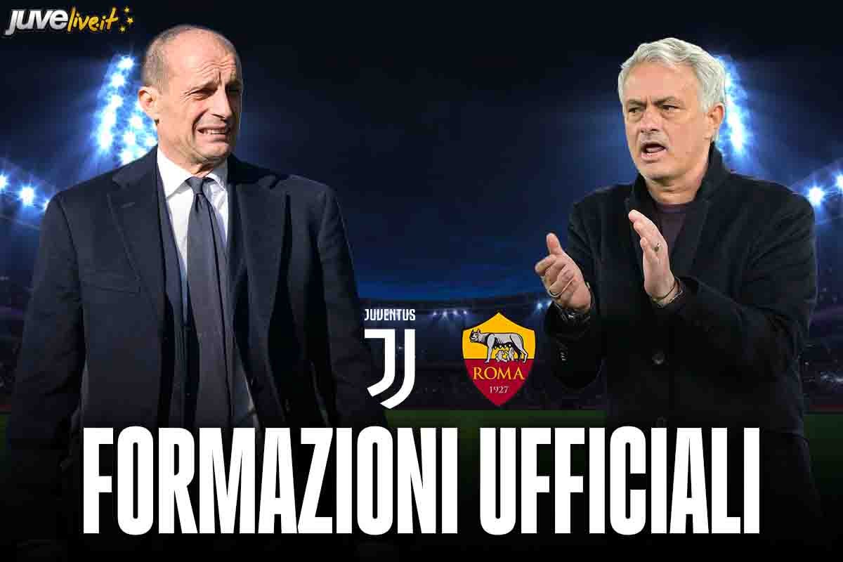 Formazioni ufficiali Juventus-Roma: la scelta su Yildiz, sorpresa in corsia