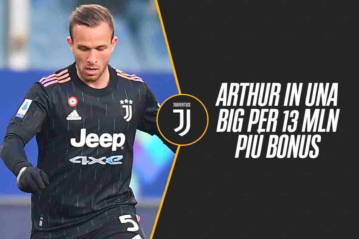 Arthur via dalla Juve