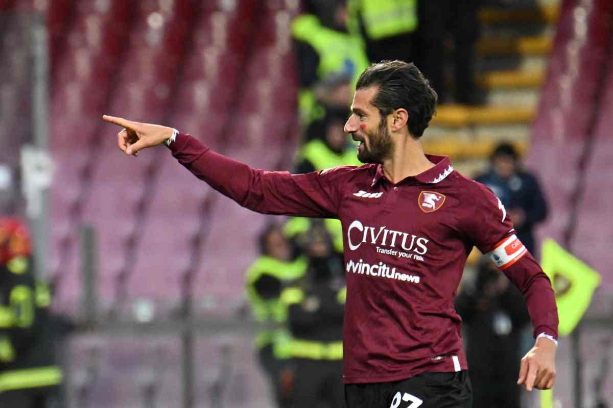 Candreva lascia la Salernitana