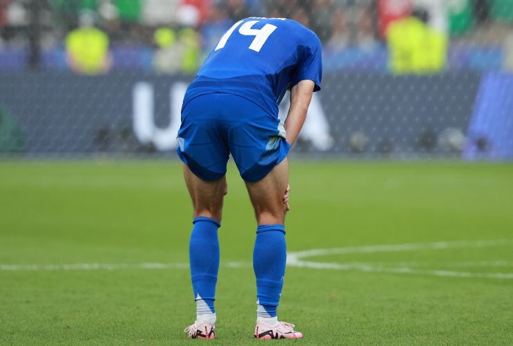 Federico Chiesa con la maglia azzurra