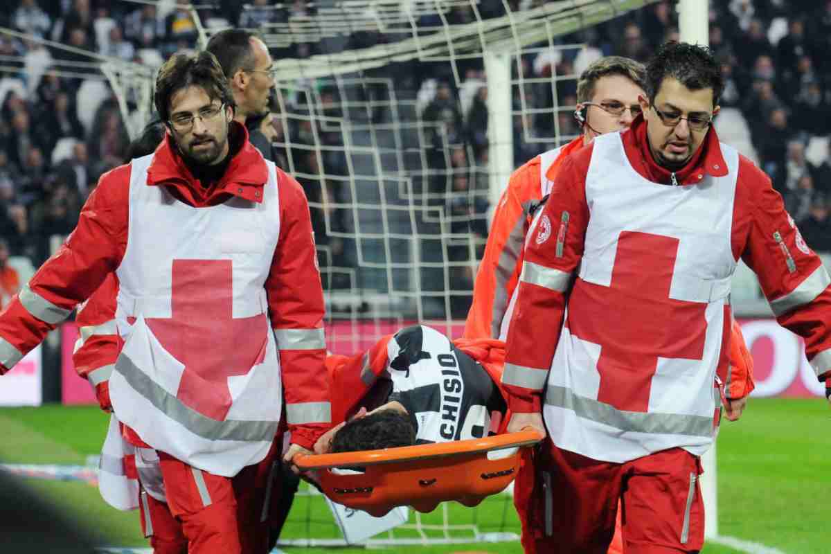 Incidente terribile per il calciatore in orbita Juventus