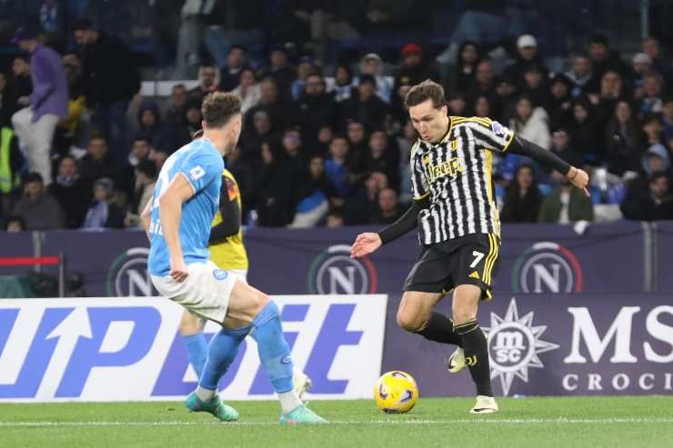 Federico Chiesa Amir Rrahmani Juventus Napoli