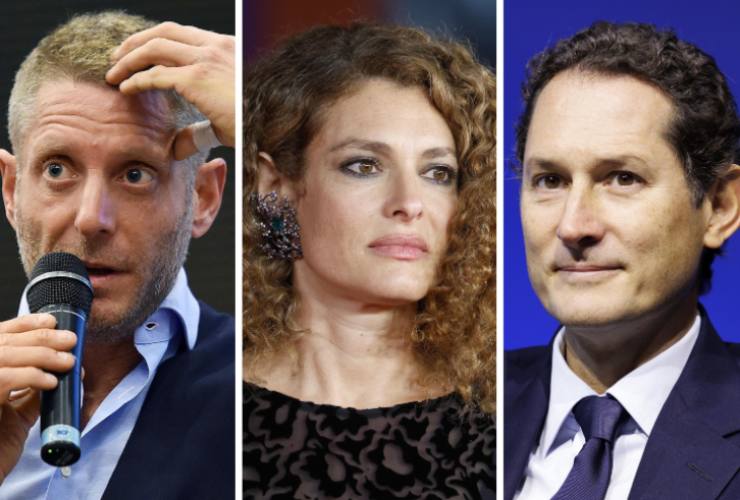 Lapo, Ginevra e John Elkann