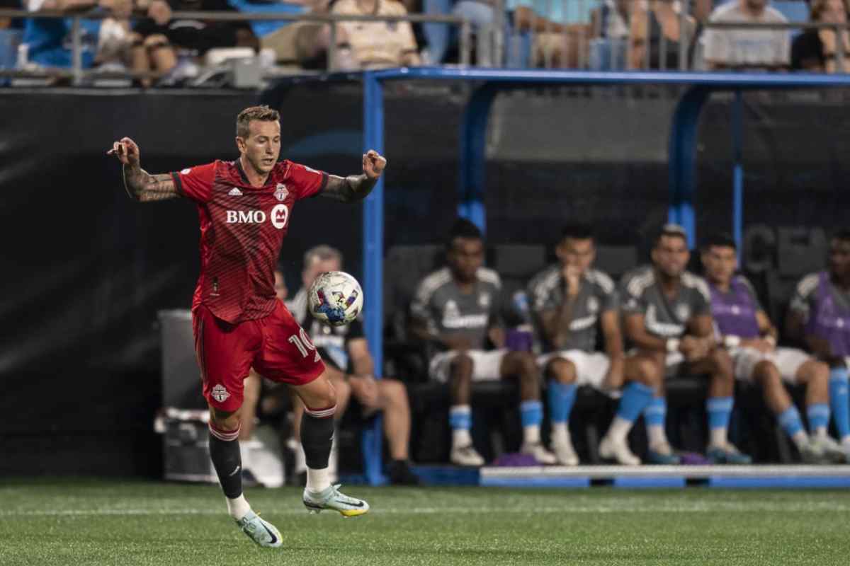 Bernardeschi durante un match con il suo Toronto