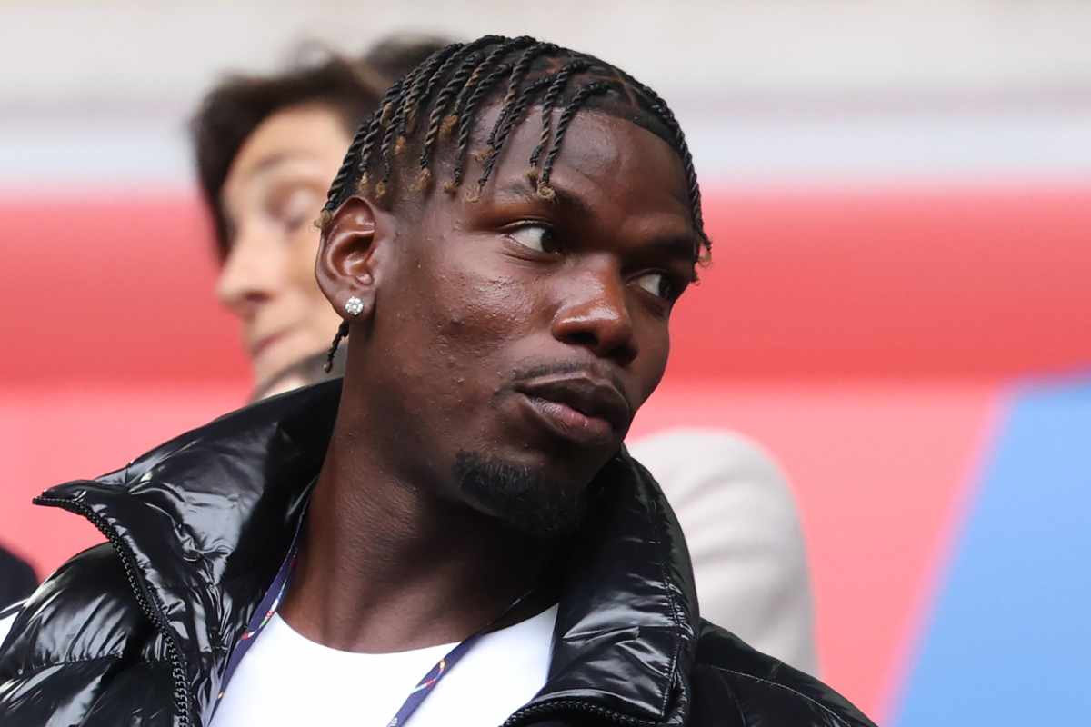 Paul Pogba in tribuna