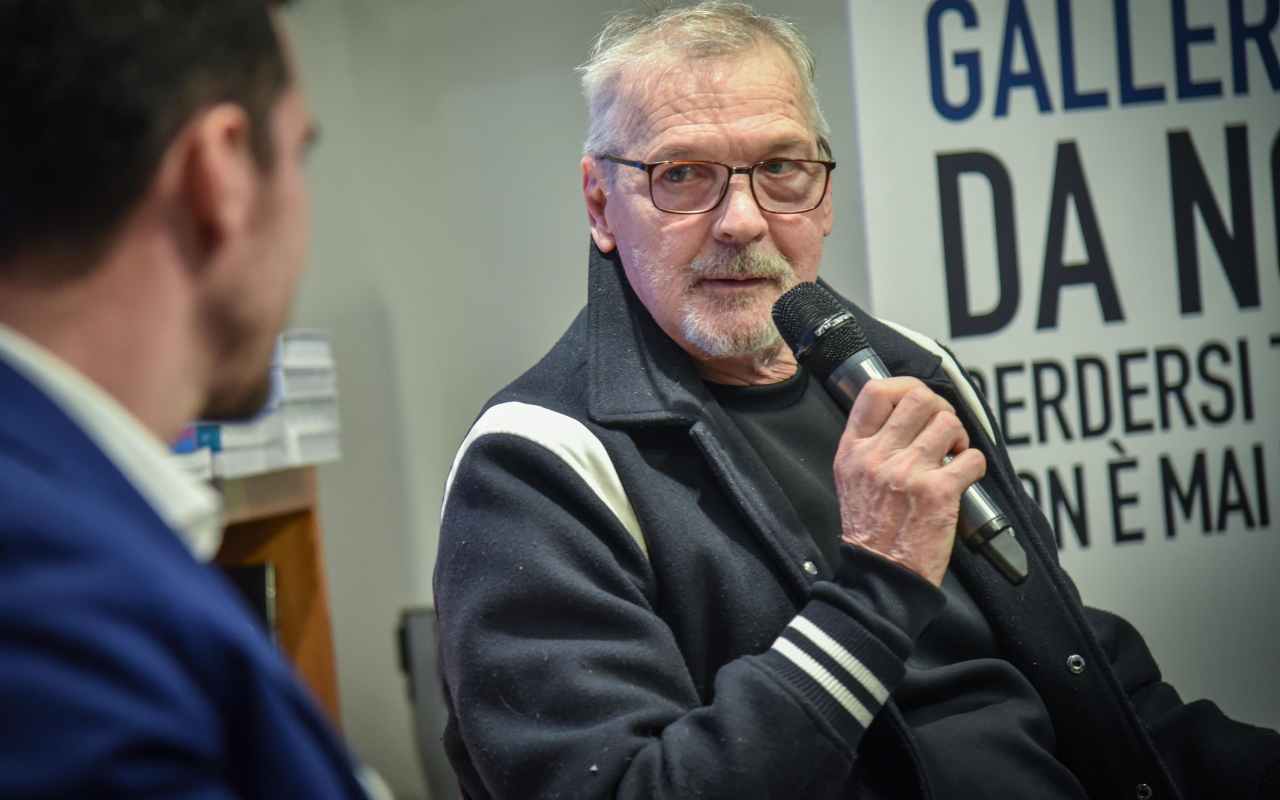 Stefano Tacconi durante la presentazione del suo libro