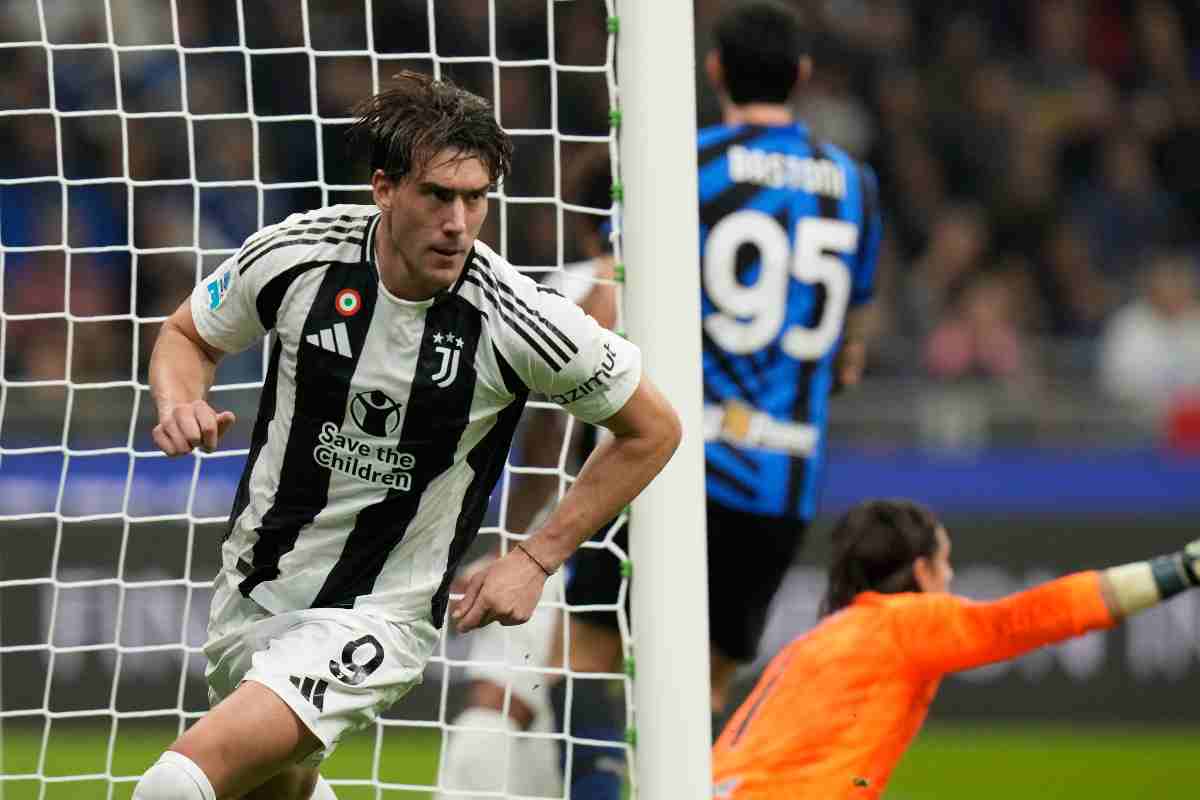 Dusan Vlahovic, attaccante della Juventus