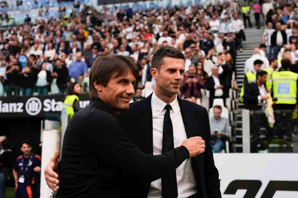 Antonio Conte e Thiago Motta