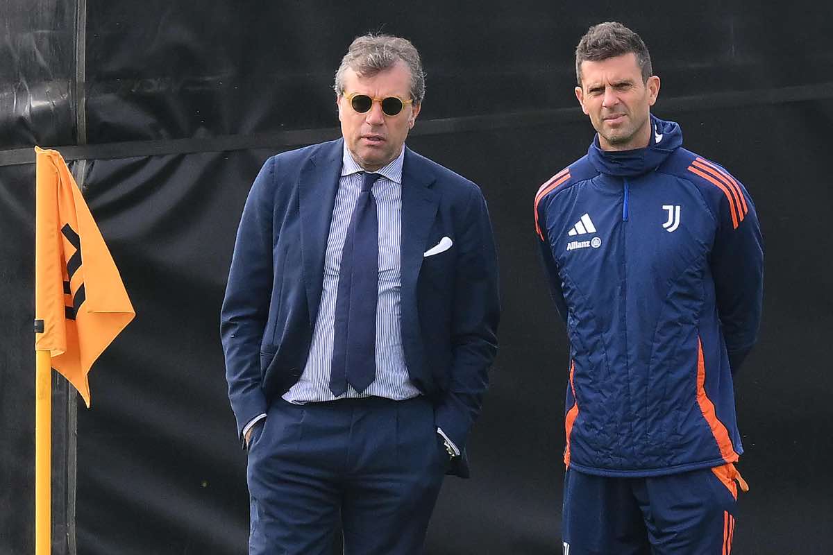 Cristiano Giuntoli e Thiago Motta