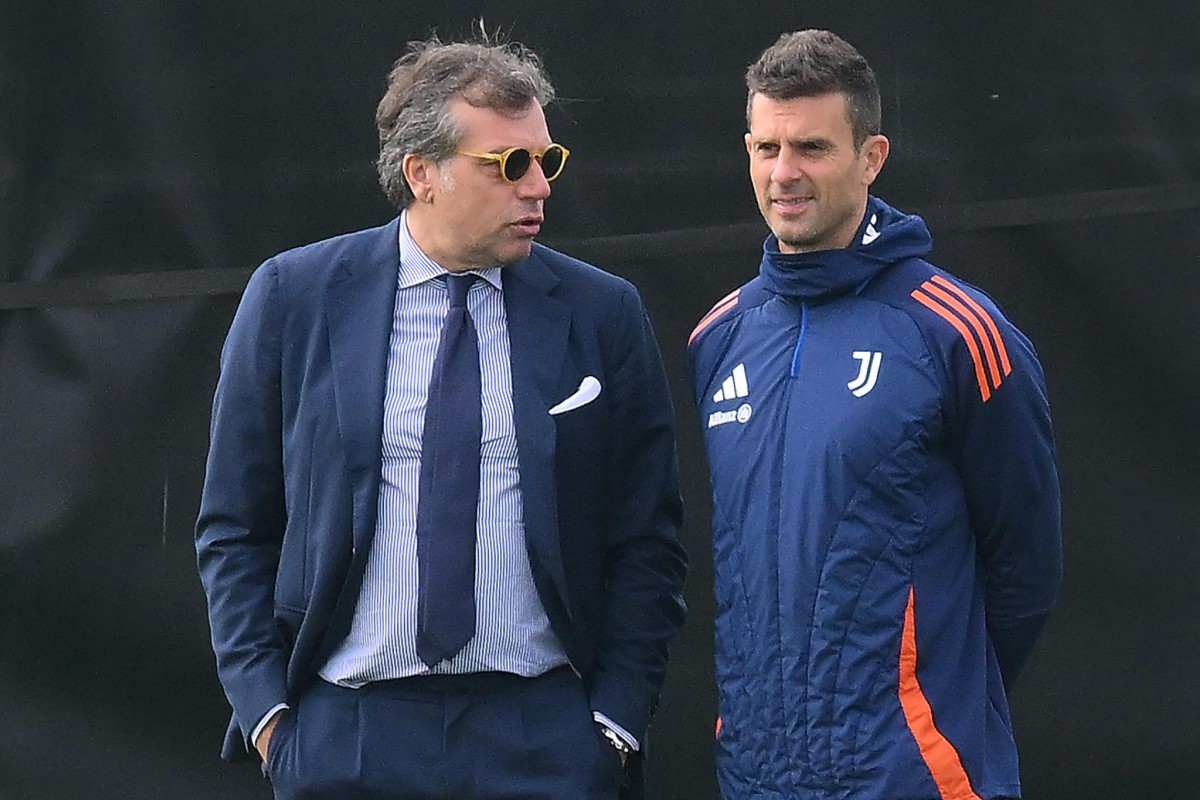 Cristiano Giuntoli e Thiago Motta