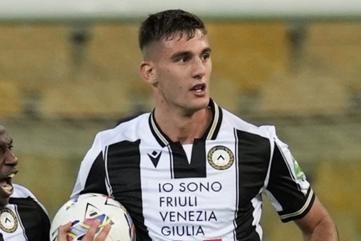 Lorenzo Lucca, attaccante dell'Udinese