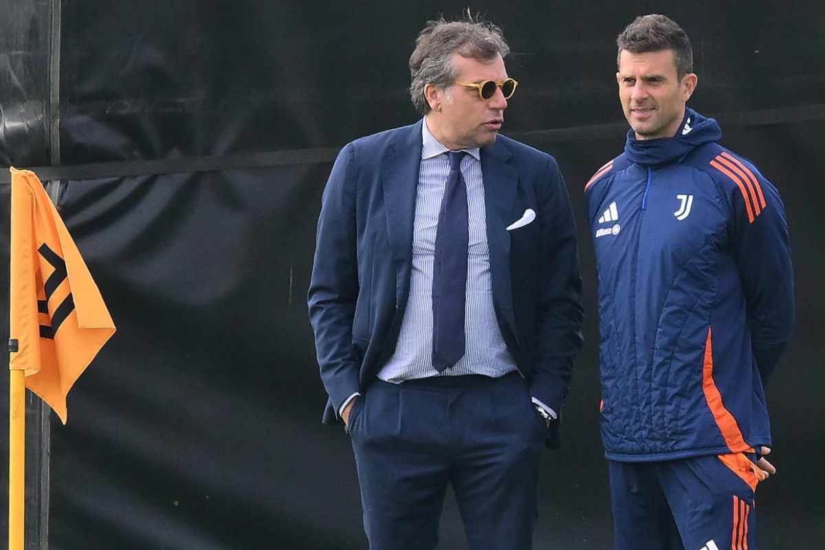 Thiago Motta e Cristiano Giuntoli