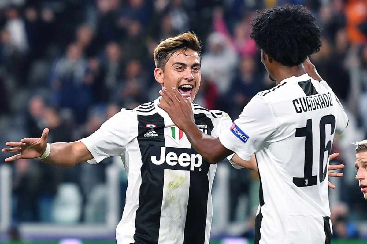 Dybala e Cuadrado ai tempi della Juve