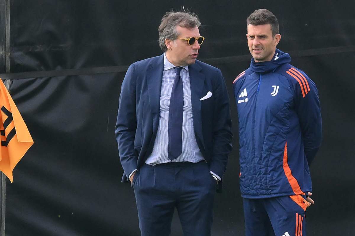 Cristiano Giuntoli e Thiago Motta