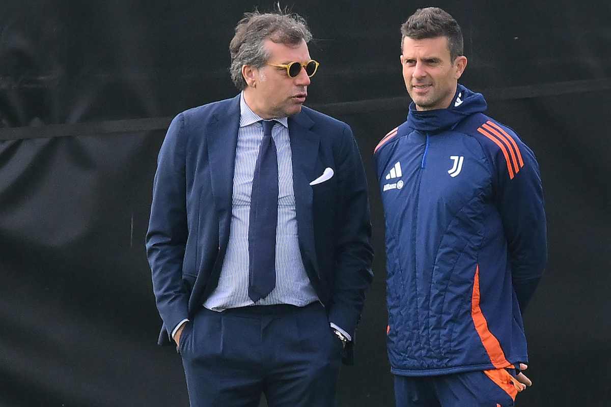 Thiago Motta e Cristiano Giuntoli