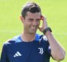 Thiago Motta sorride in allenamento