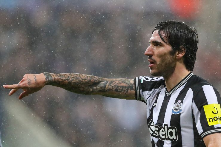 Sandro Tonali, centrocampista del Newcastle