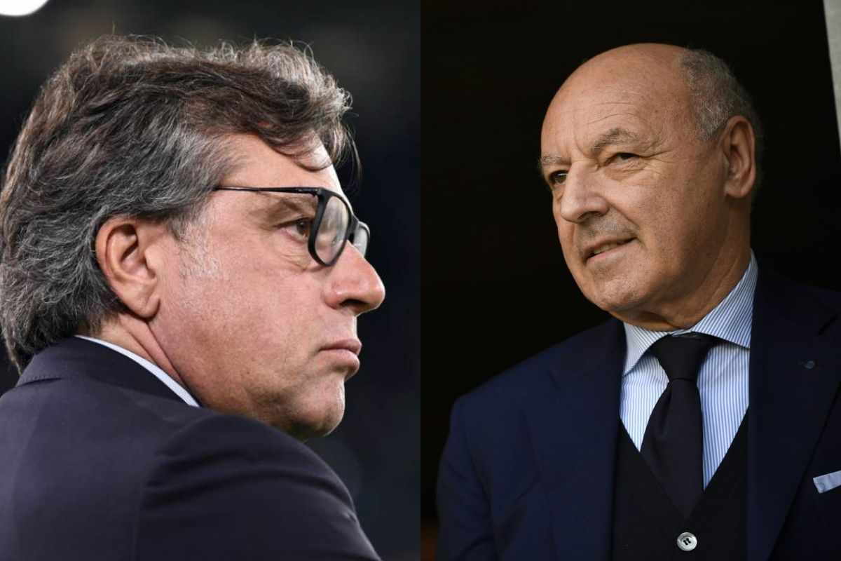 Juve-Inter, si chiude: Cristiano Giuntoli Beppe Marotta