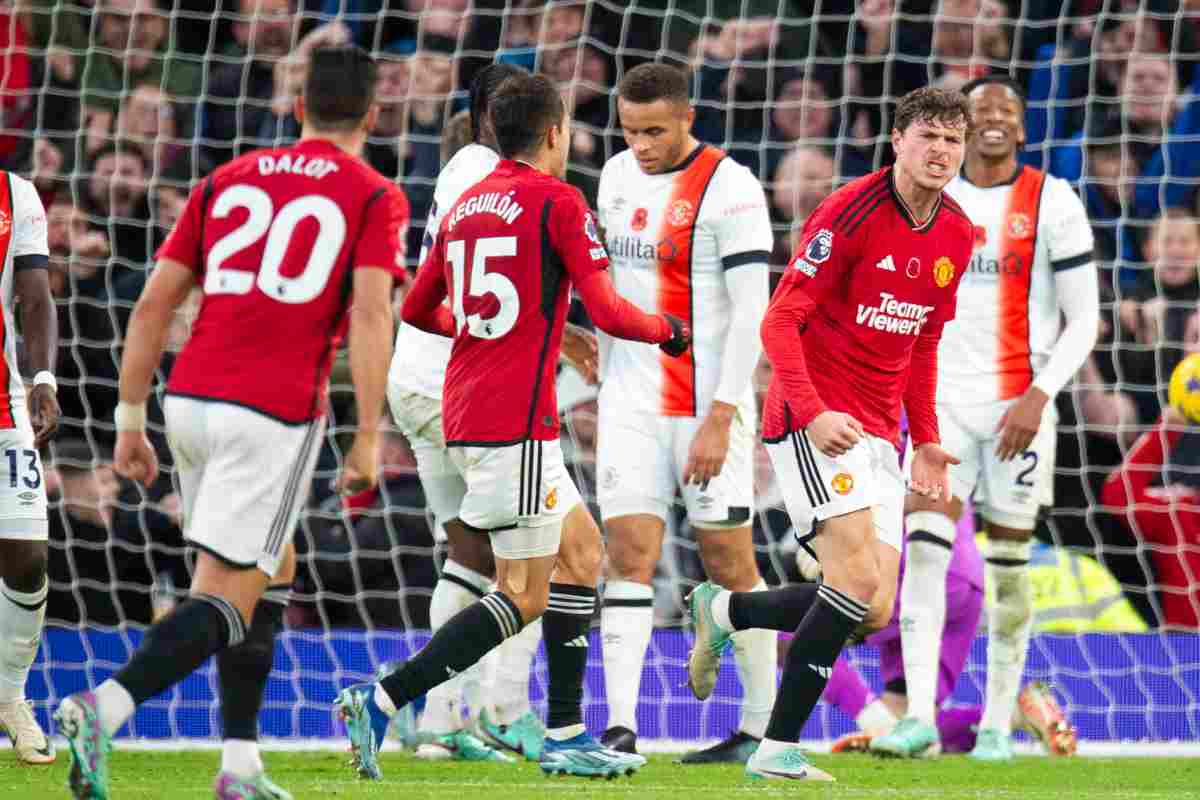 Il manchester United festeggia