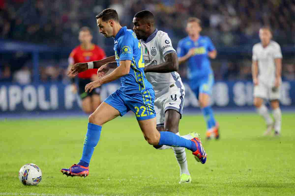 Mattia De Sciglio con la maglia dell'Empoli