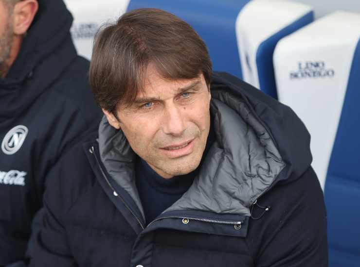 L'allenatore del Napoli Antonio Conte