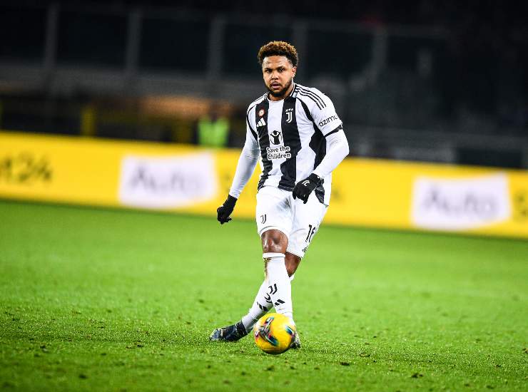 Il centrocampista della Juventus Weston McKennie