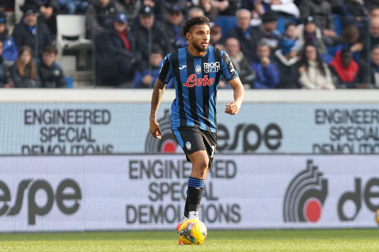 Ederson in azione con la maglia dell'Atalanta