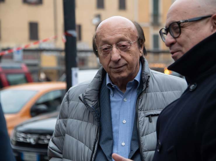 L'ex direttore generale della Juventus Luciano Moggi