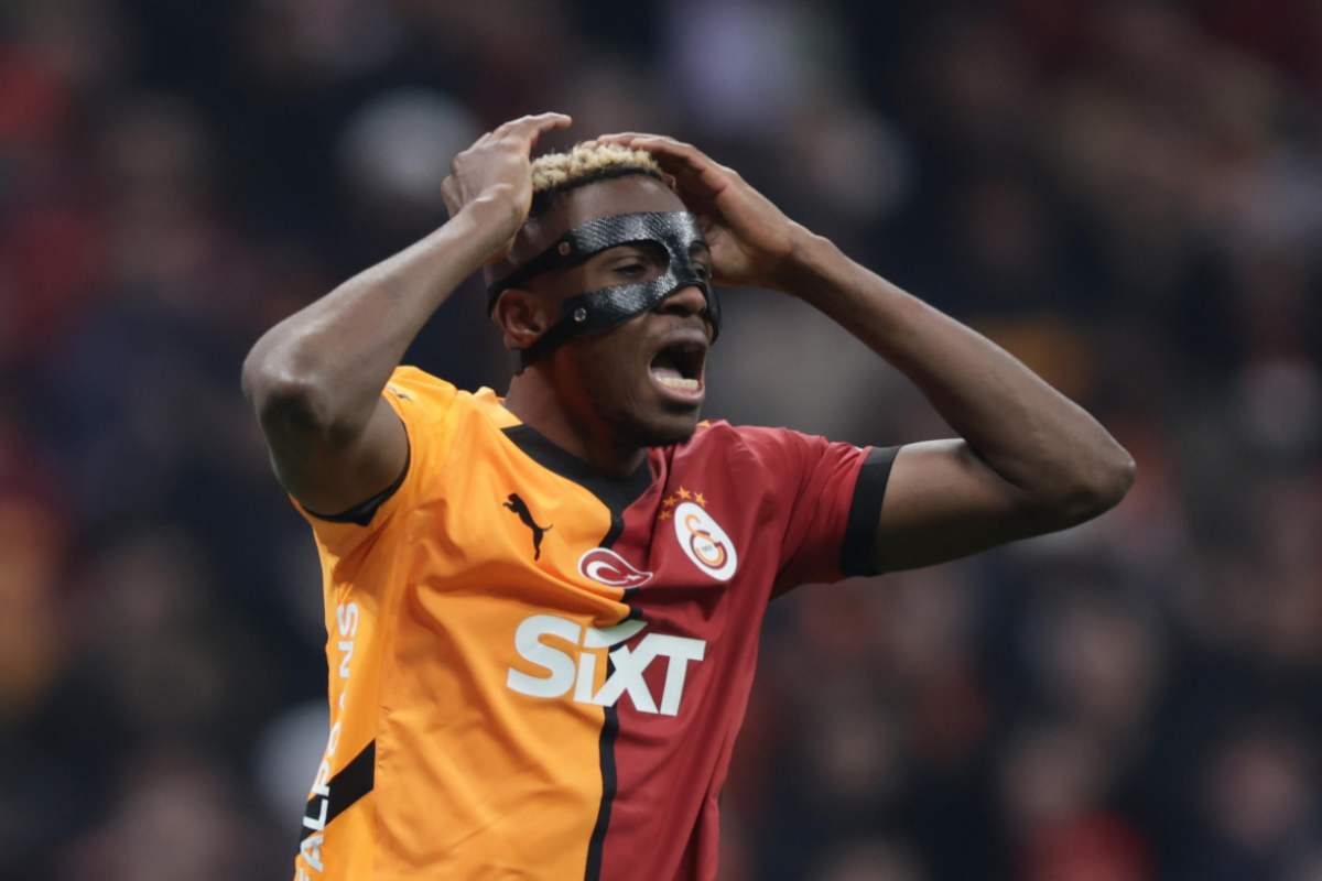 Osimhen con la maglia del Galatasaray