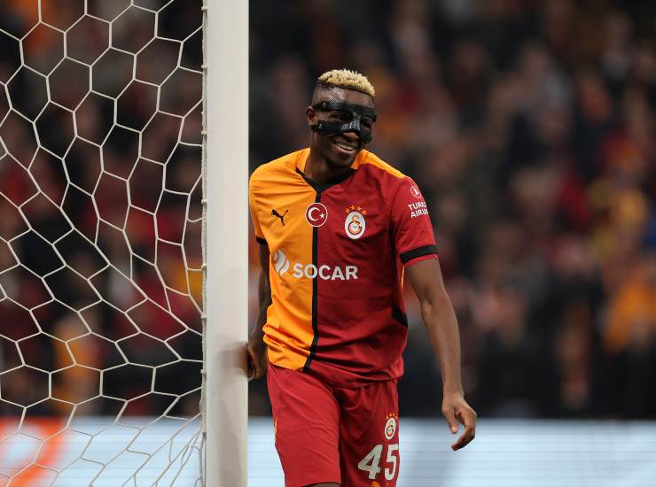 L'attaccante del Galatasaray in prestito dal Napoli Victor Osimhen